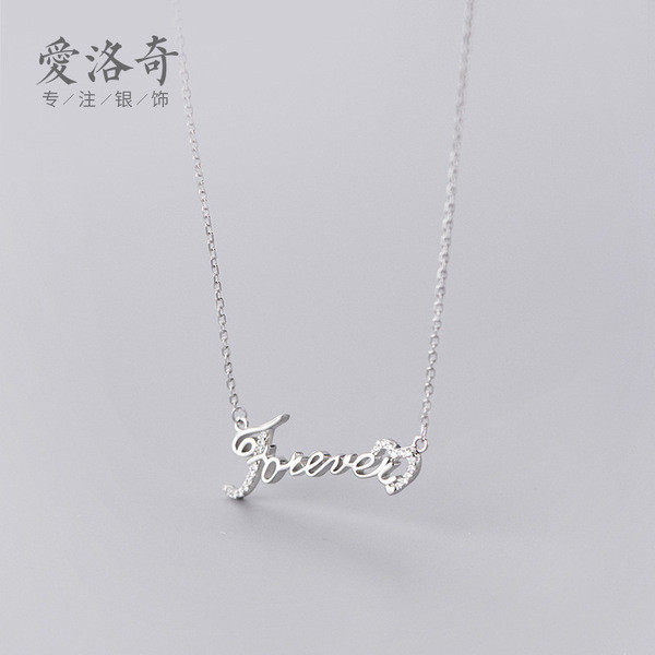 s925 sterling silver cute pendant trendy necklace