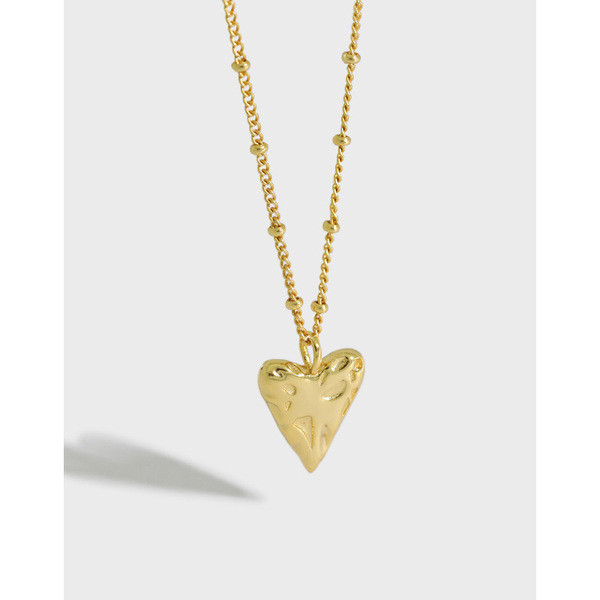 heart heartshape s925 sterling silver necklace