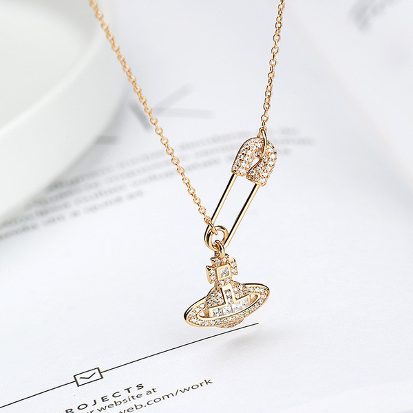 s925 sterling silver fashion simple grade doublelayer necklace