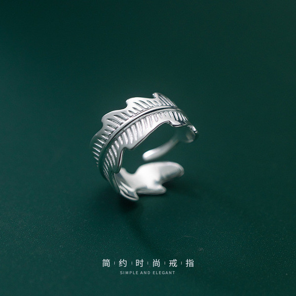 s925 sterling silver vintage thai silver simple bear ring