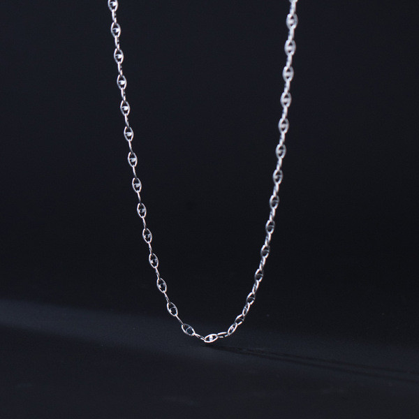 s925 sterling silver fashion hollowed necklace