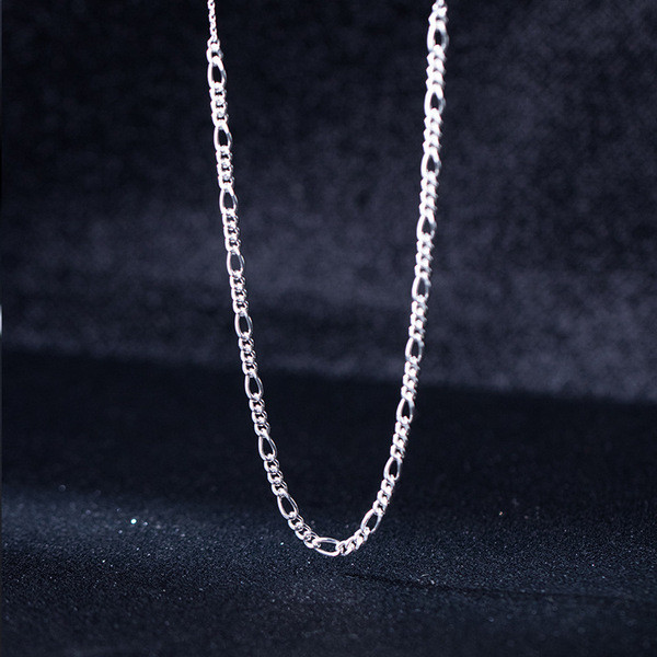 s925 sterling silver fashion hollowed square necklace