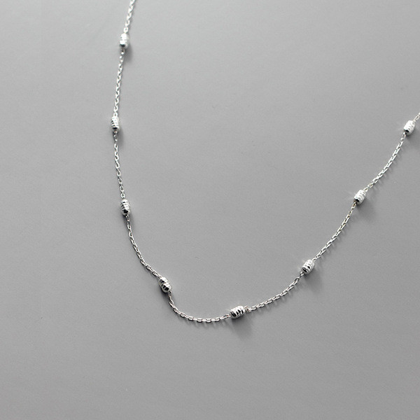 s925 sterling silver trendy pearl necklace