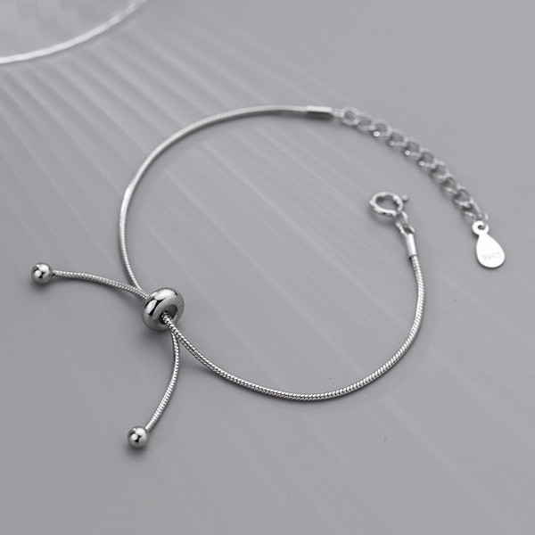 s925 sterling silver anklet simple trendy oval chain unique fashio bracelet