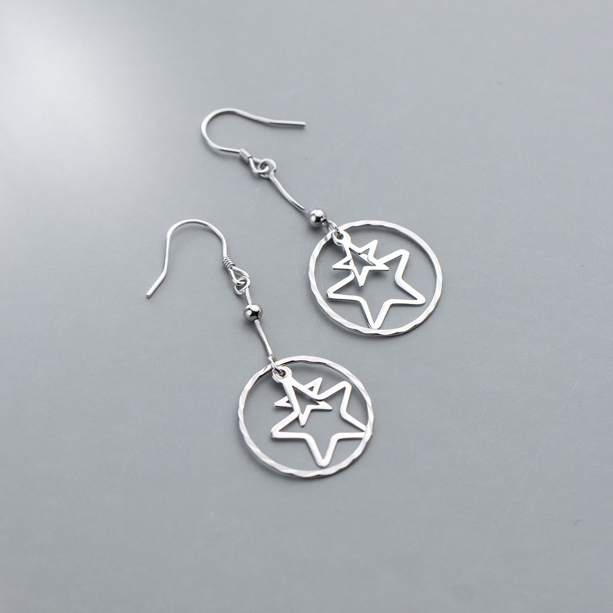 s925 sterling silver clipon simple fashion chic cute earrings