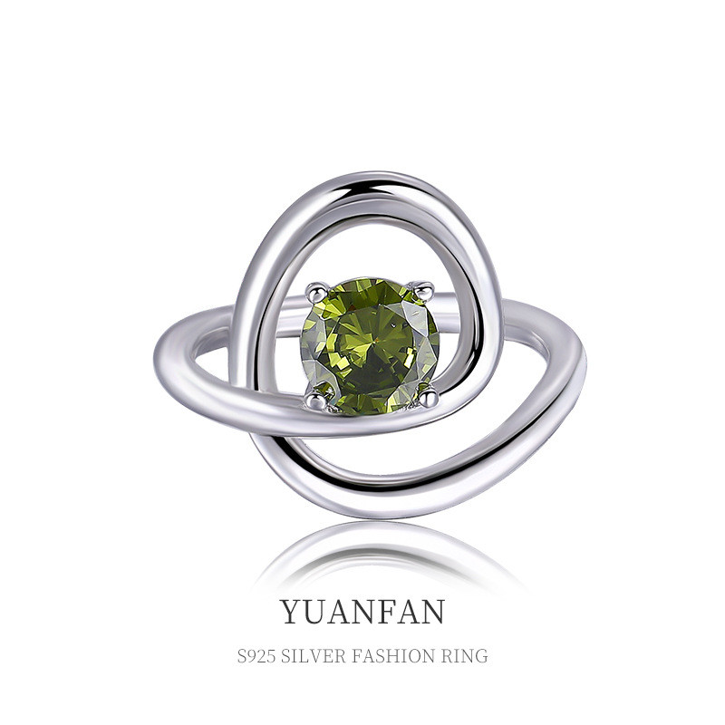 925 sterling silver adjustable design metal ring