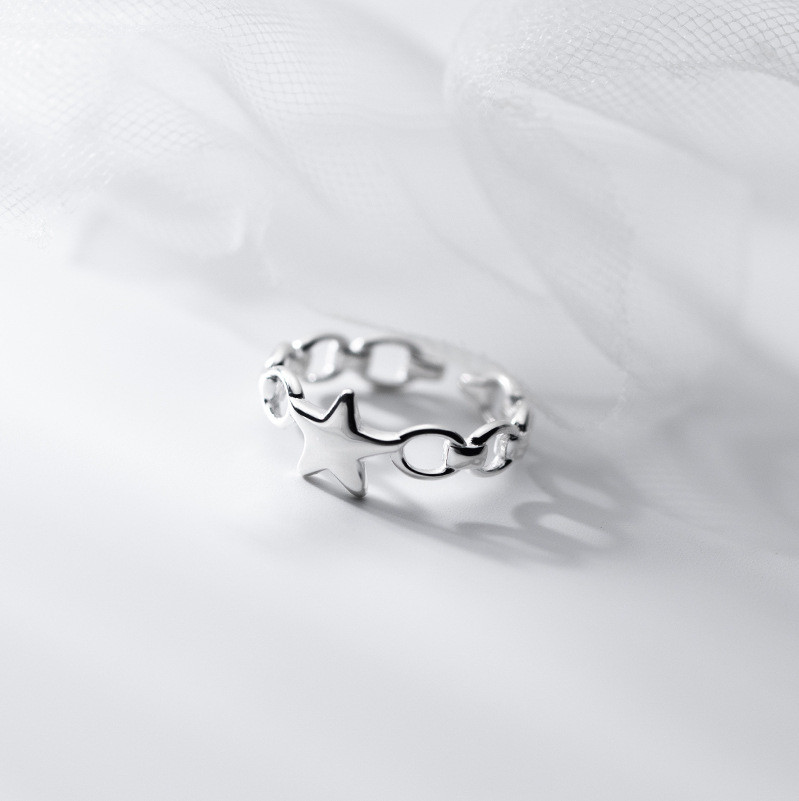 s925 sterling silver laye bar ring