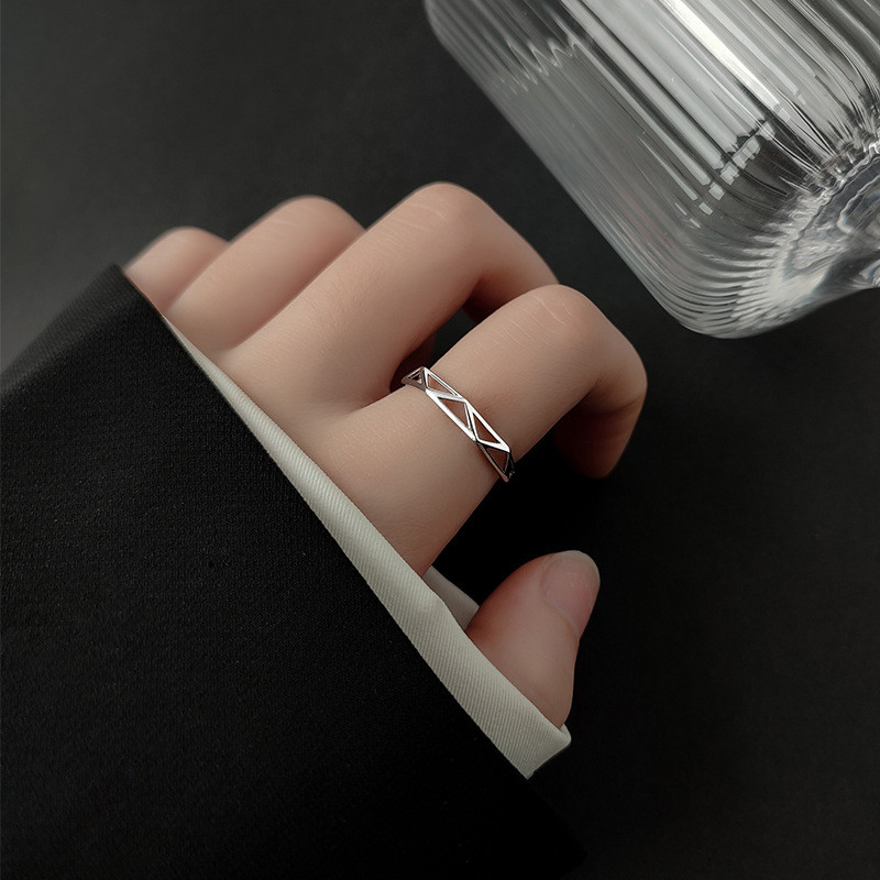 925 sterling silver christmas deer ring