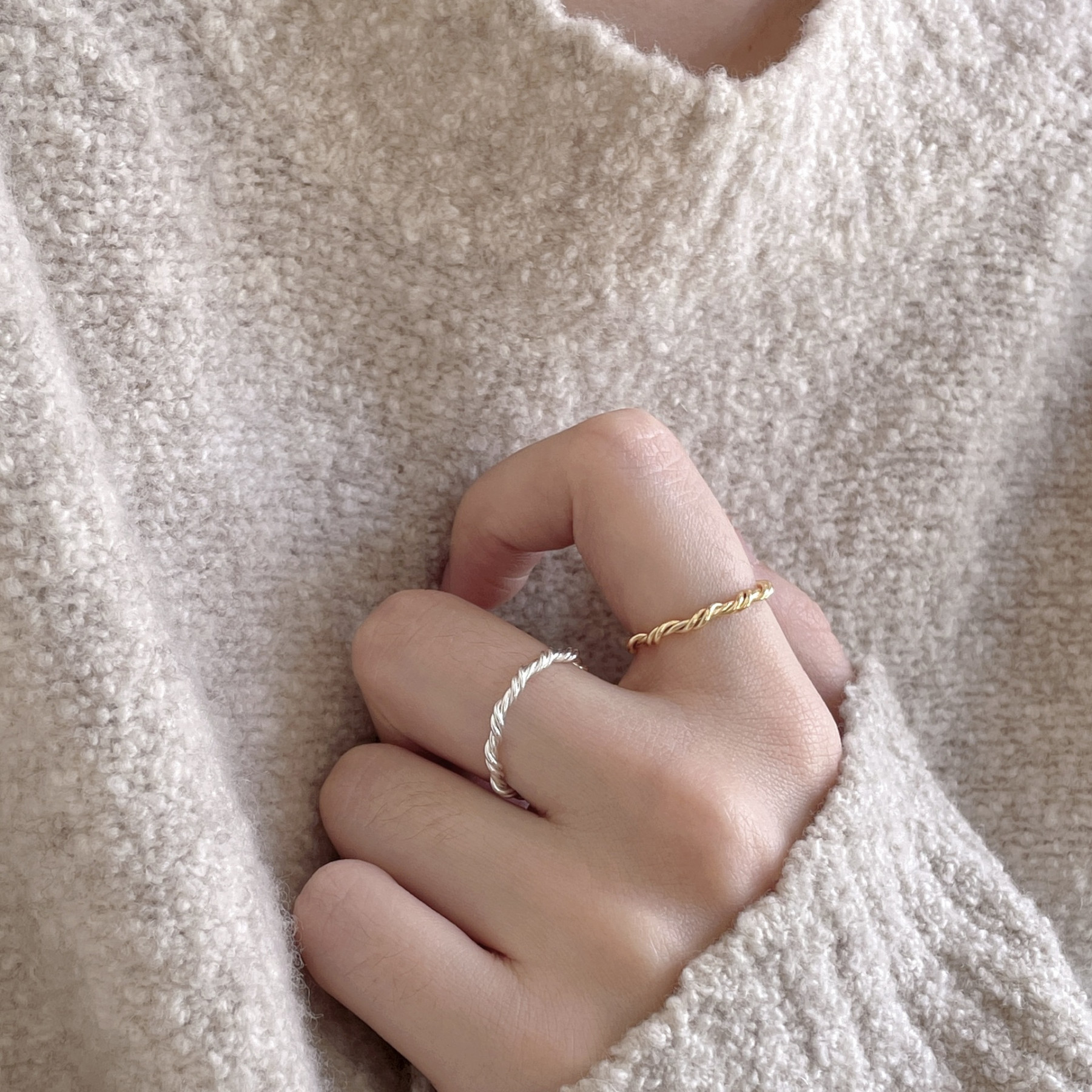 minimalist 925 sterling silver design ring