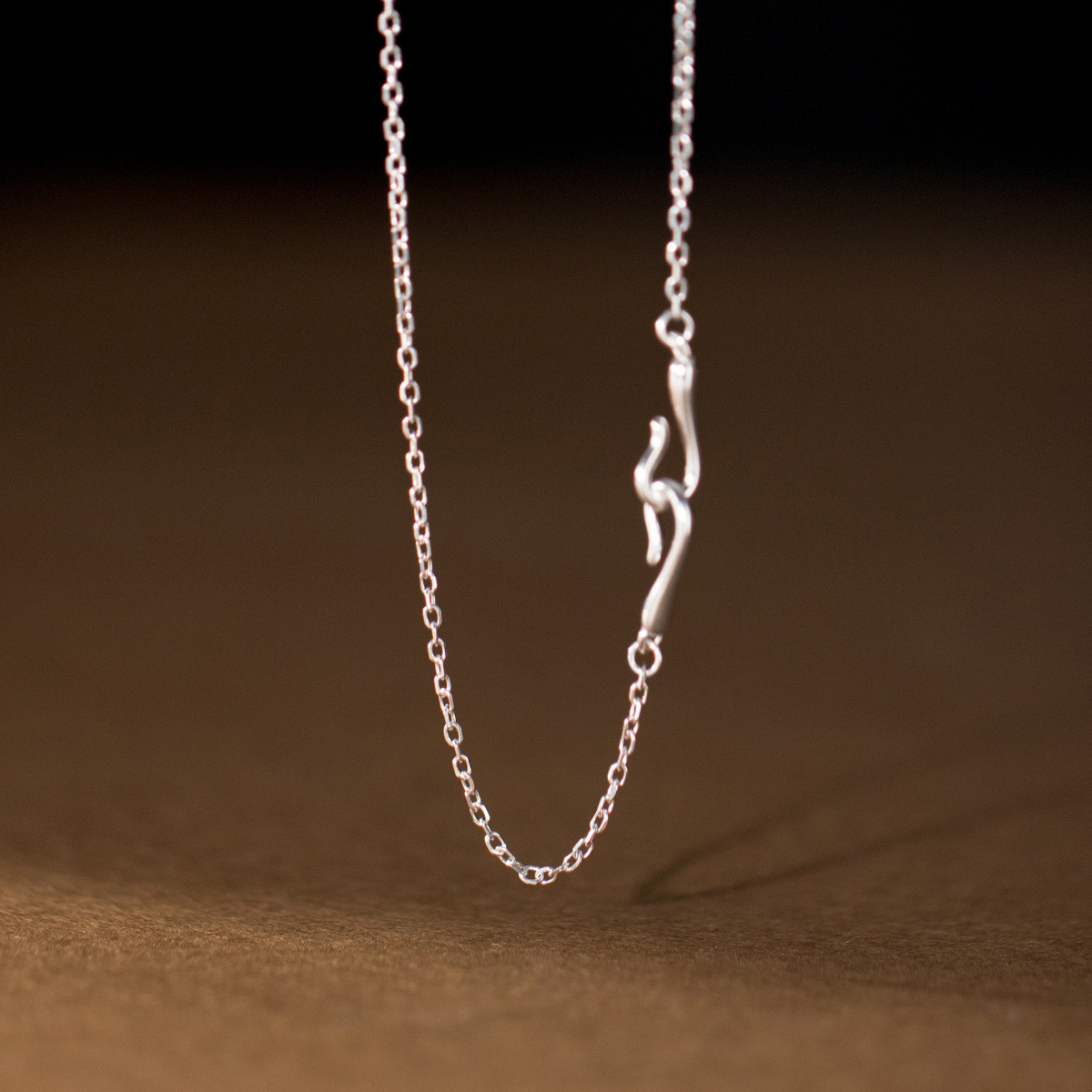 s925 sterling silver simple chic unique necklace