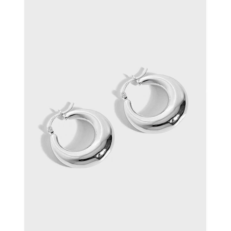 design minimalist chain bar quality s925 sterling silver stud earrings